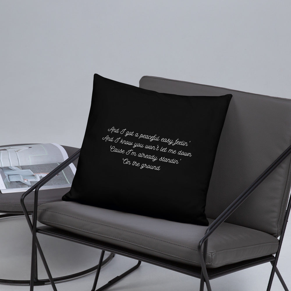 Peaceful Easy Feeling Lyrics Pillow