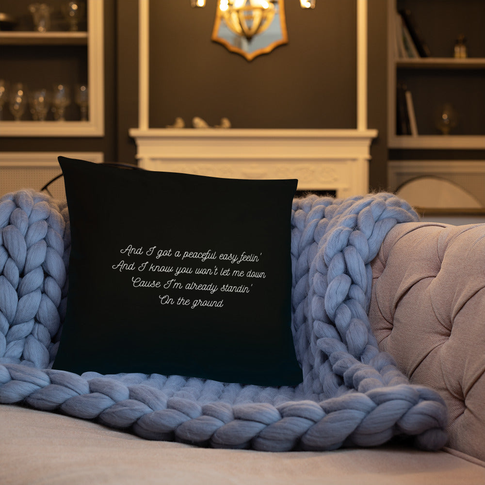 Peaceful Easy Feeling Lyrics Pillow