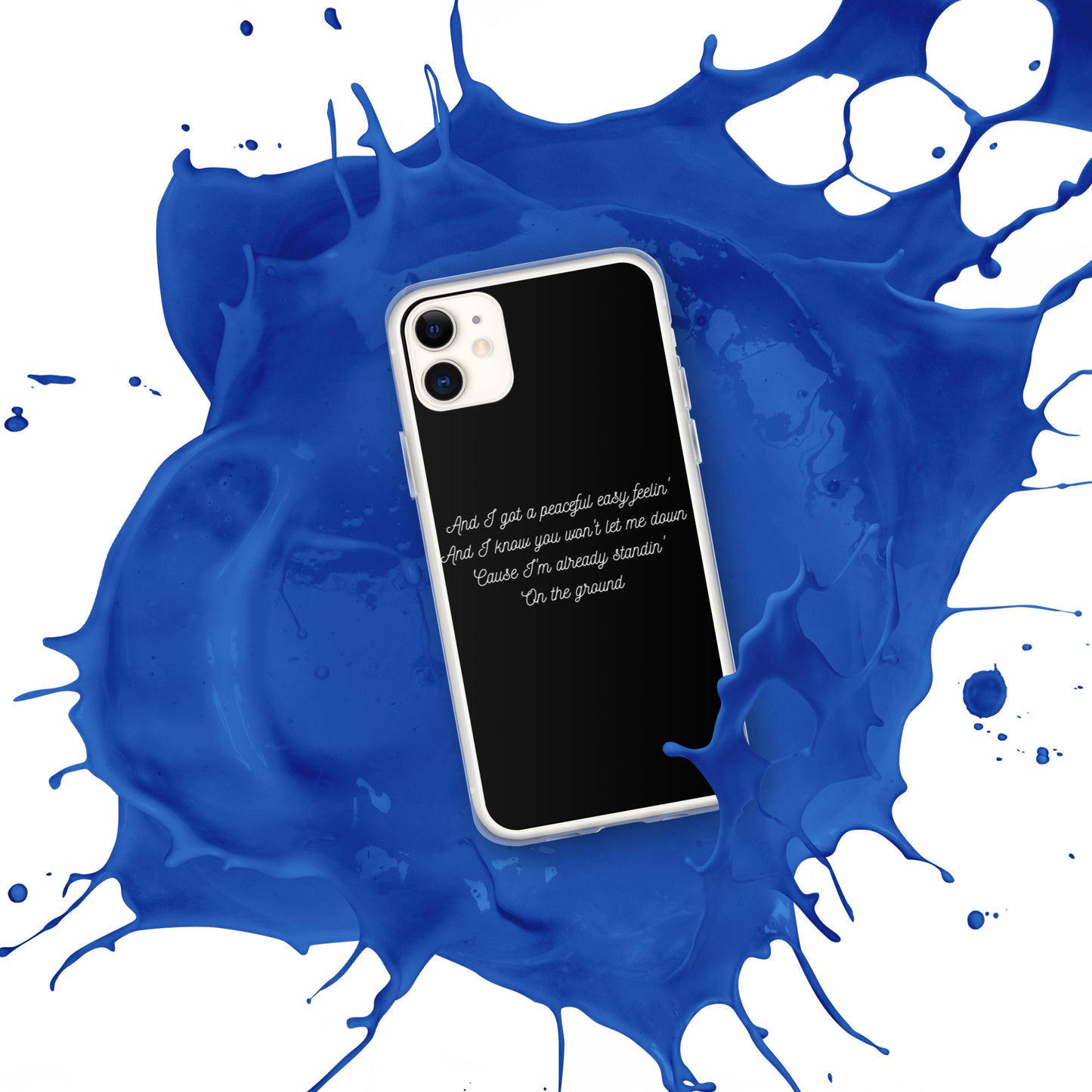 Peaceful Easy Feeling Lyrics iPhone Case