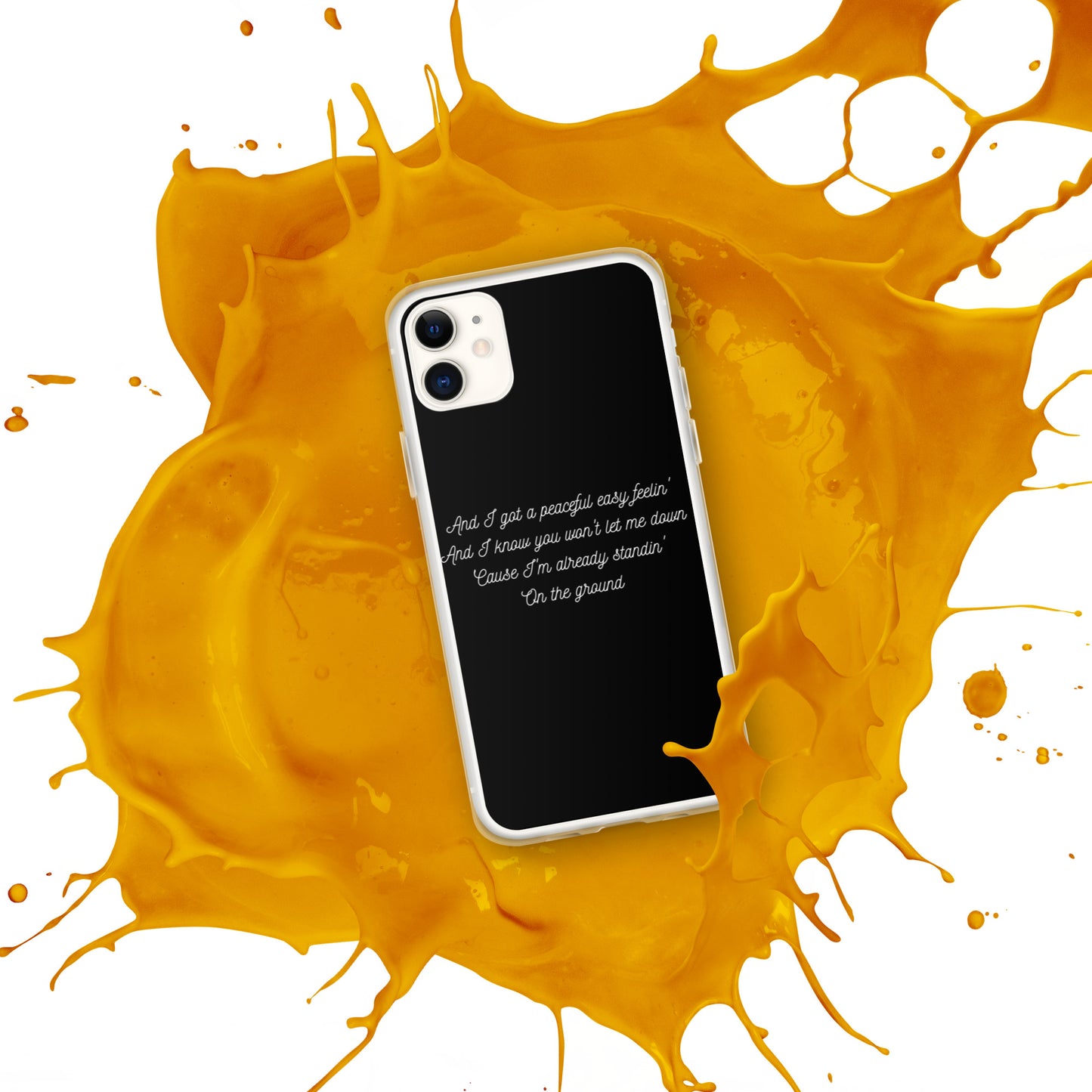 Peaceful Easy Feeling Lyrics iPhone Case