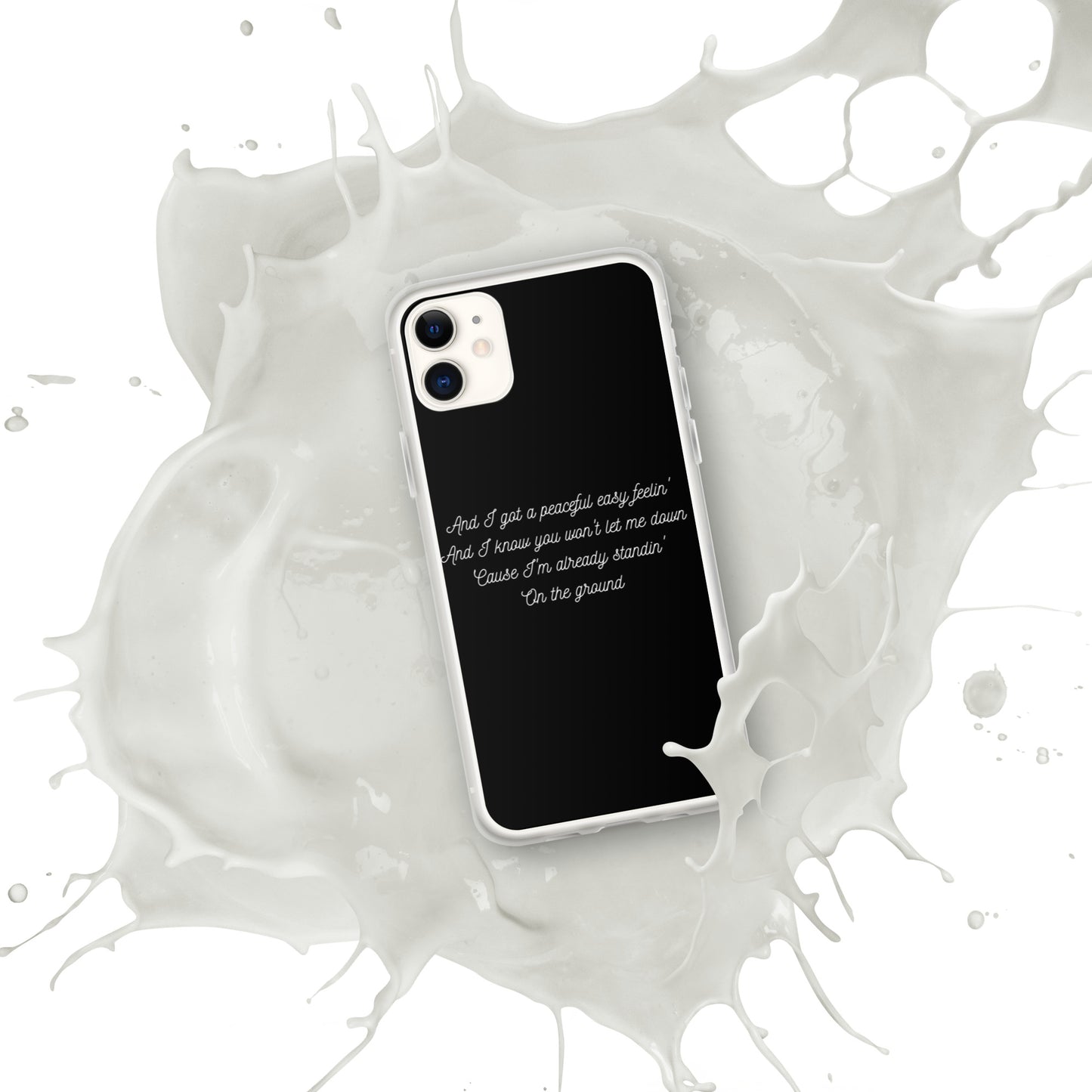 Peaceful Easy Feeling Lyrics iPhone Case