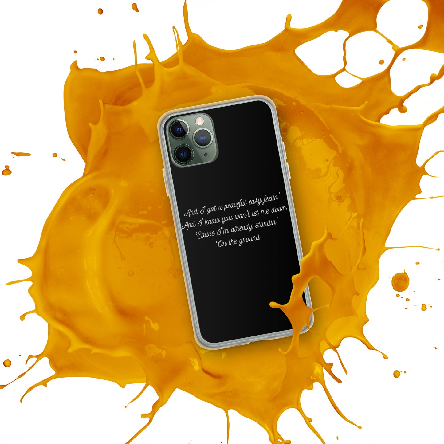 Peaceful Easy Feeling Lyrics iPhone Case