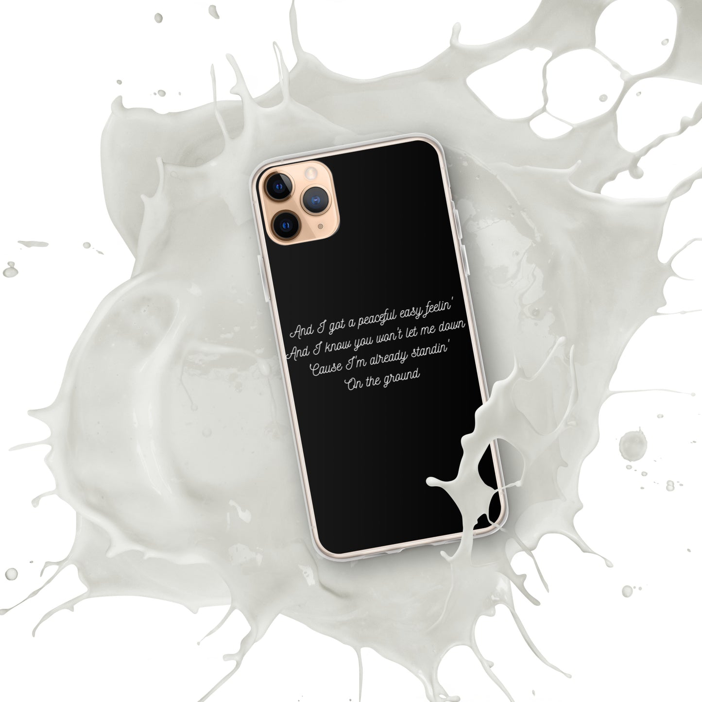 Peaceful Easy Feeling Lyrics iPhone Case