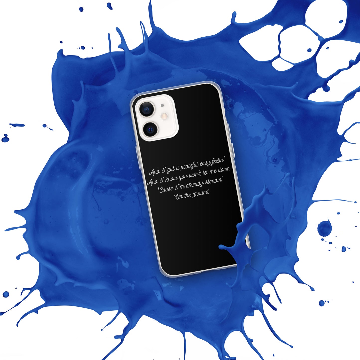 Peaceful Easy Feeling Lyrics iPhone Case