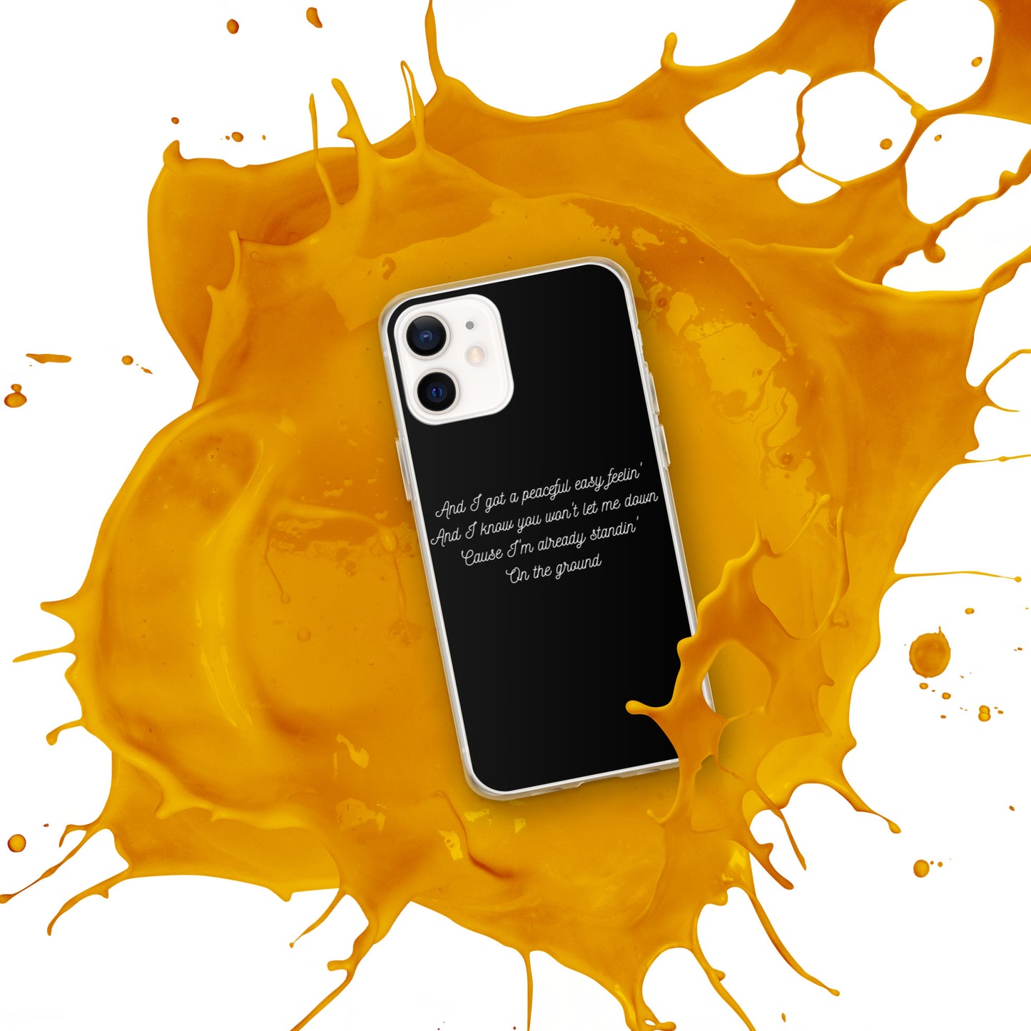 Peaceful Easy Feeling Lyrics iPhone Case