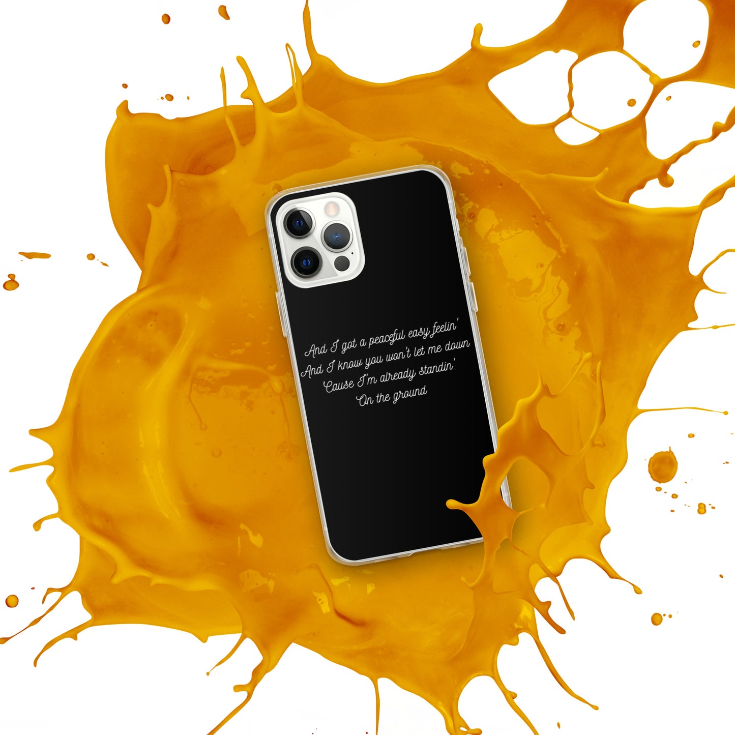 Peaceful Easy Feeling Lyrics iPhone Case