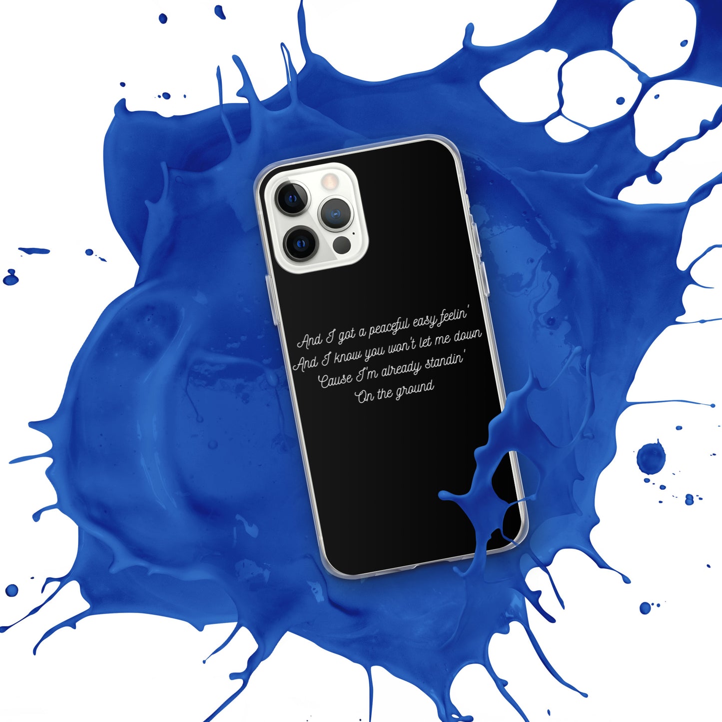 Peaceful Easy Feeling Lyrics iPhone Case