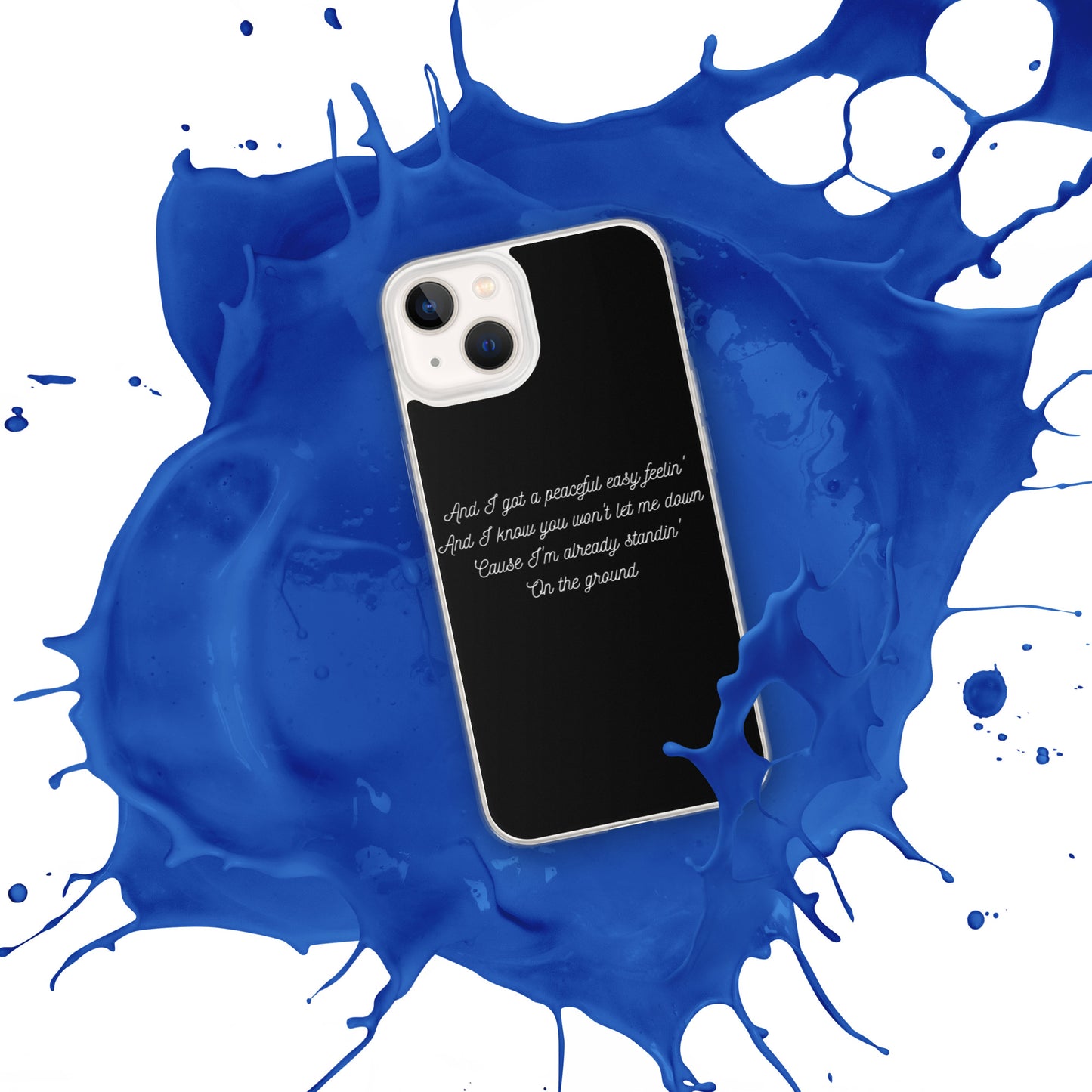 Peaceful Easy Feeling Lyrics iPhone Case