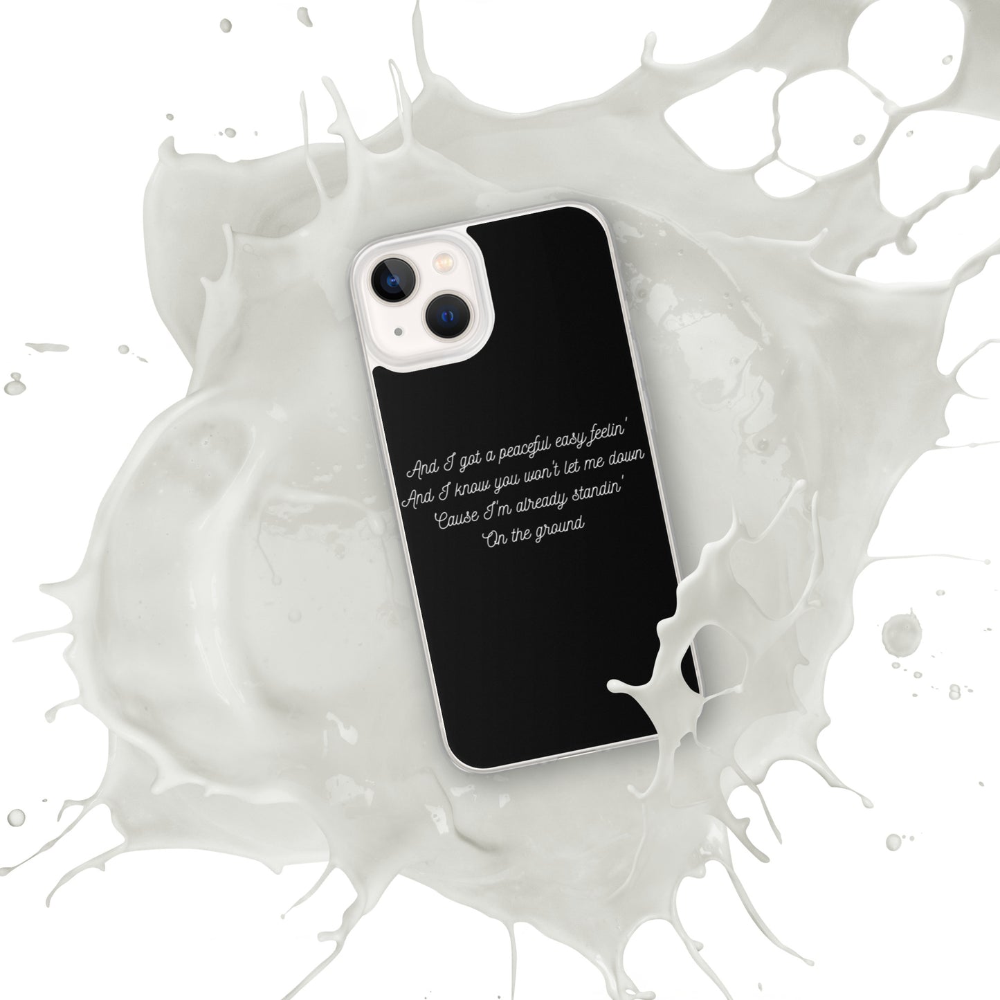 Peaceful Easy Feeling Lyrics iPhone Case