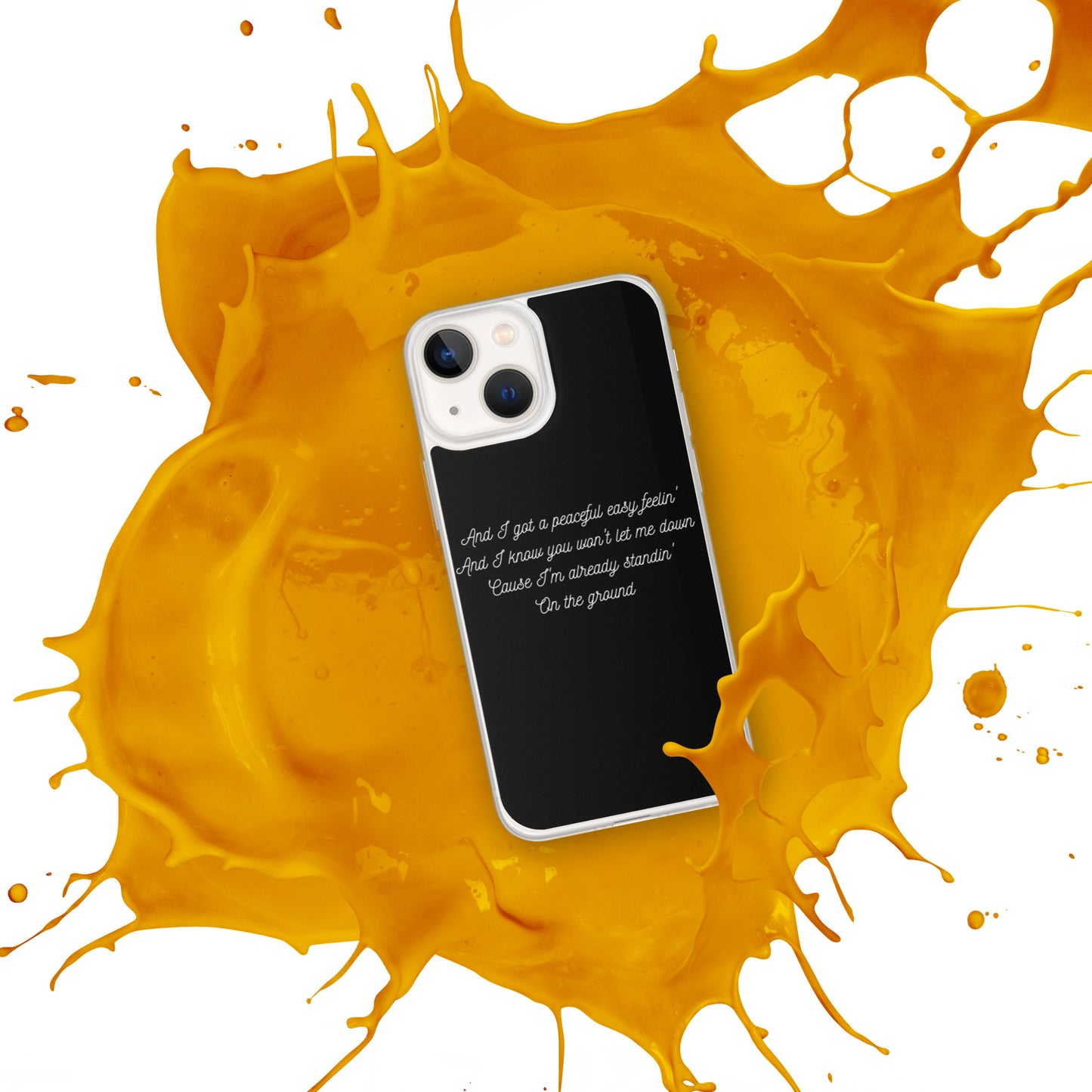 Peaceful Easy Feeling Lyrics iPhone Case