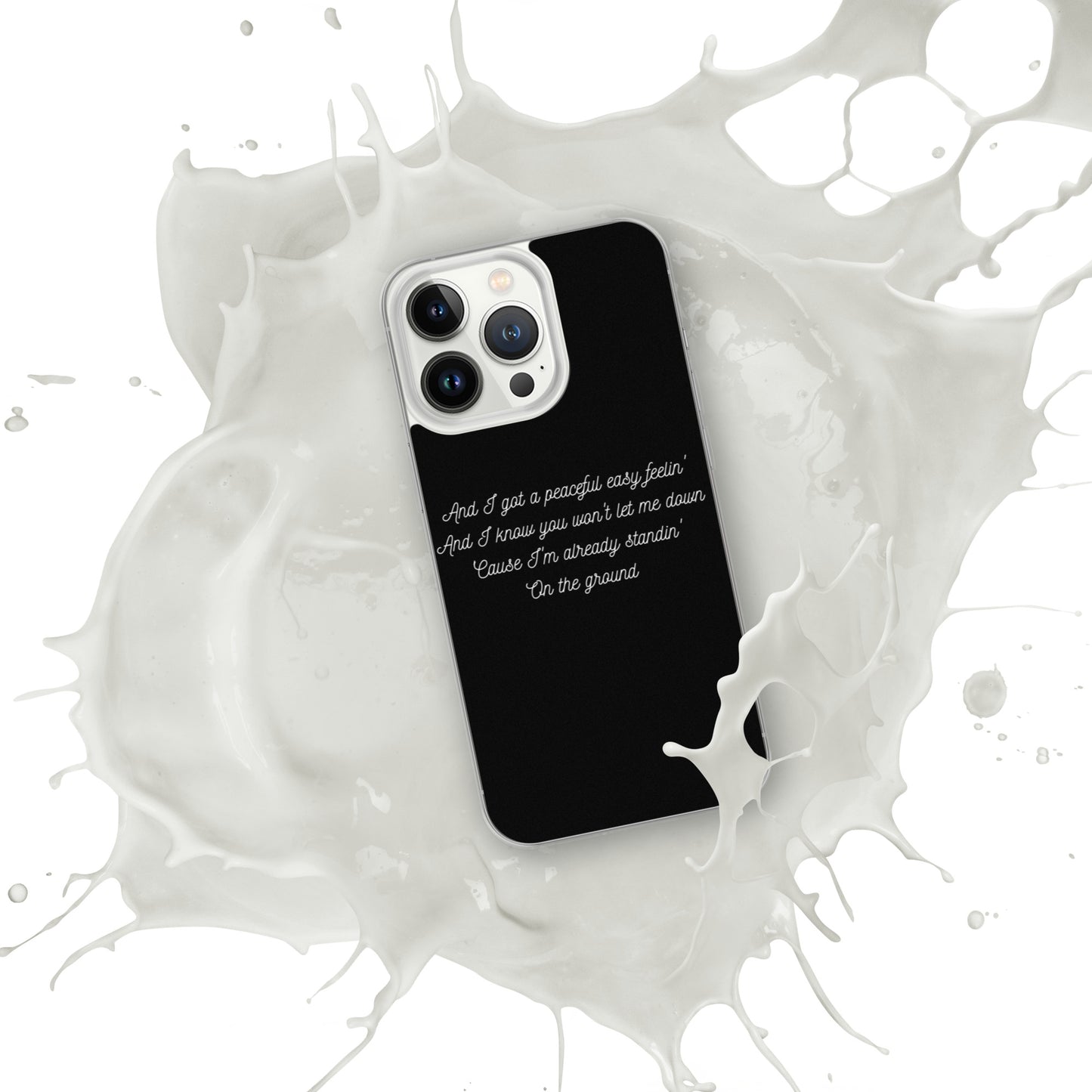 Peaceful Easy Feeling Lyrics iPhone Case