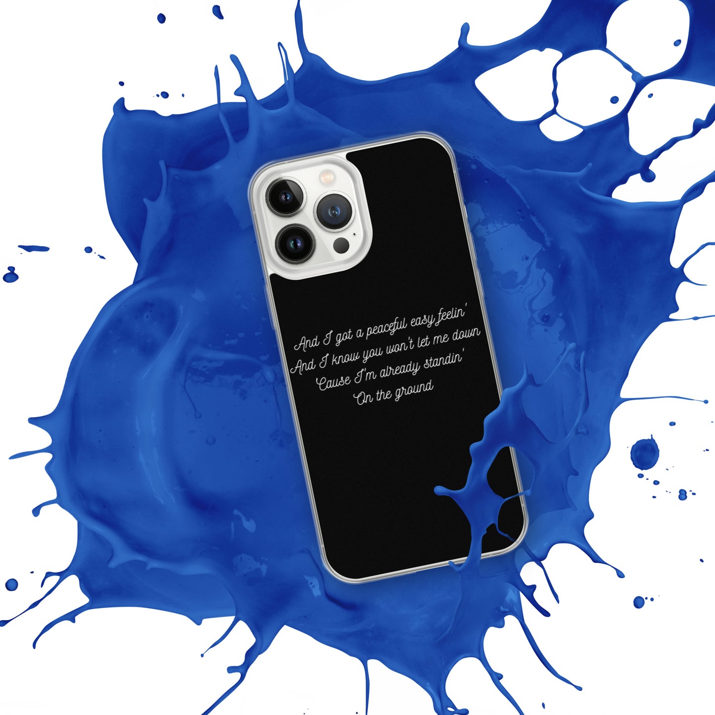 Peaceful Easy Feeling Lyrics iPhone Case