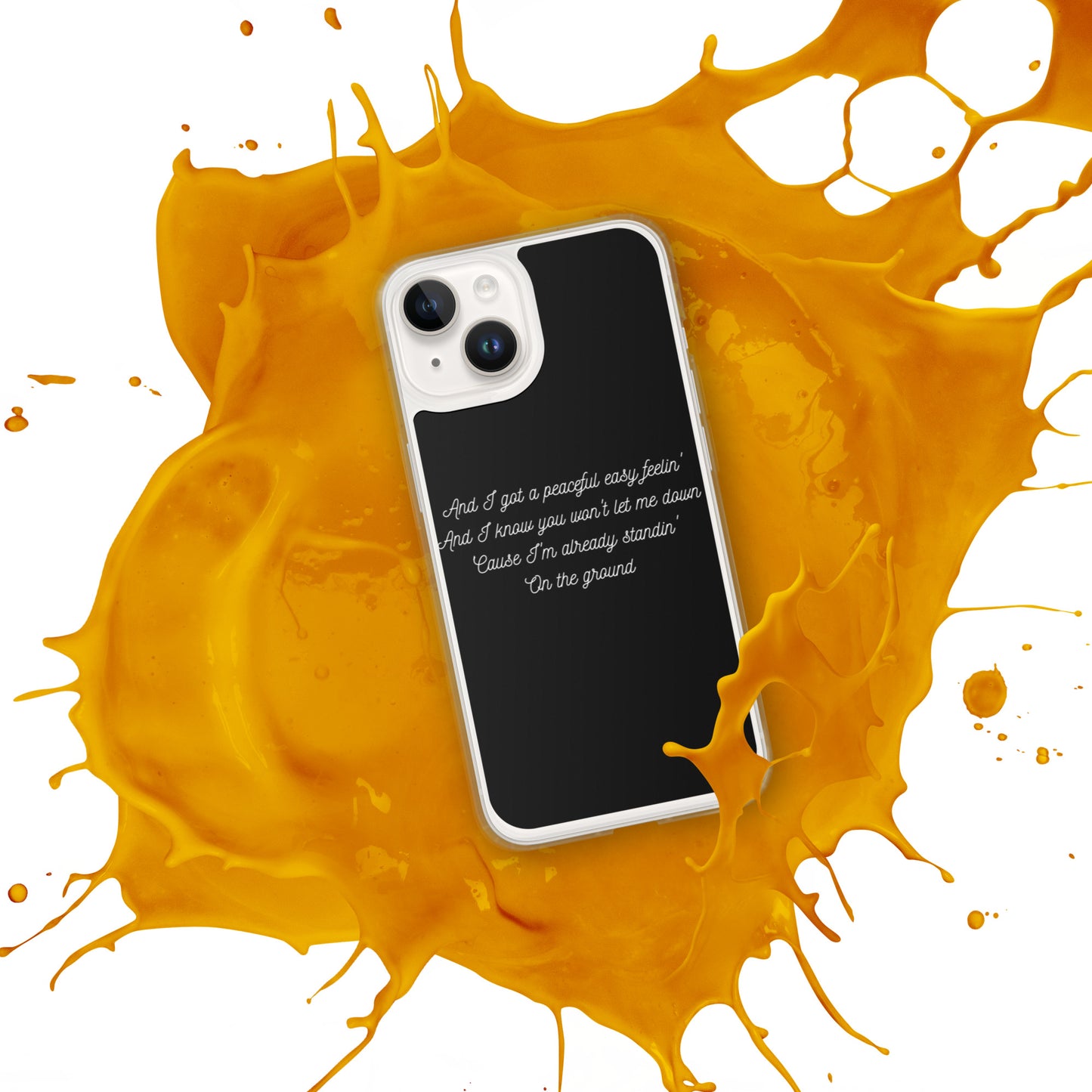 Peaceful Easy Feeling Lyrics iPhone Case