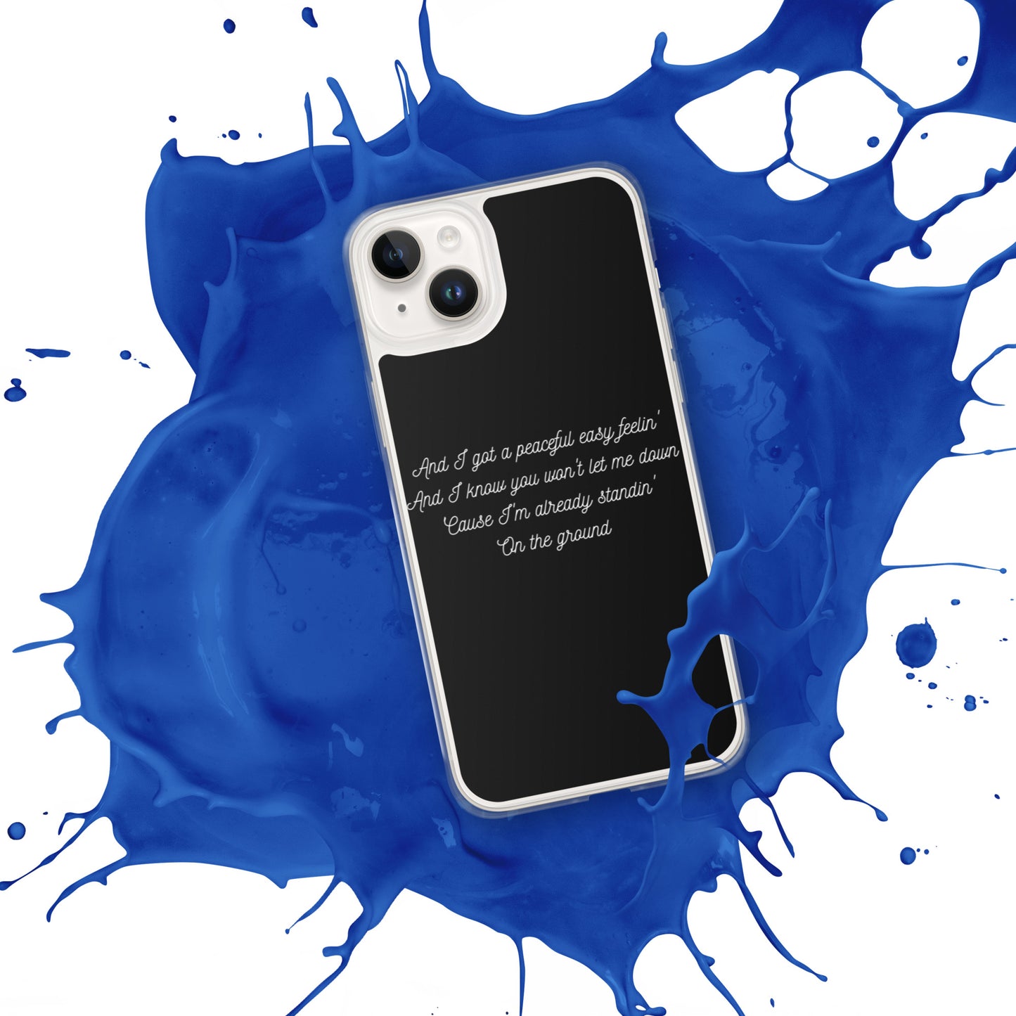 Peaceful Easy Feeling Lyrics iPhone Case