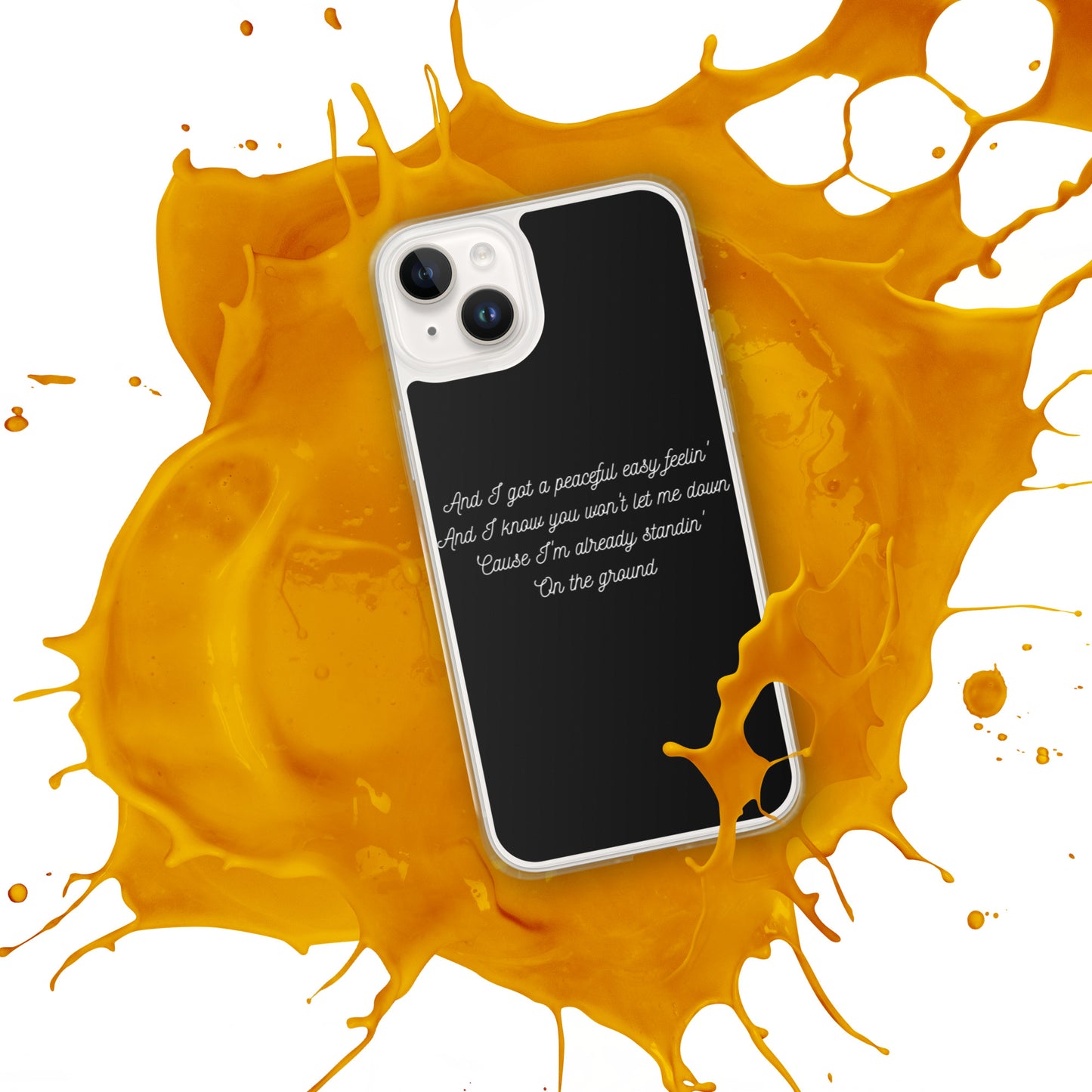 Peaceful Easy Feeling Lyrics iPhone Case