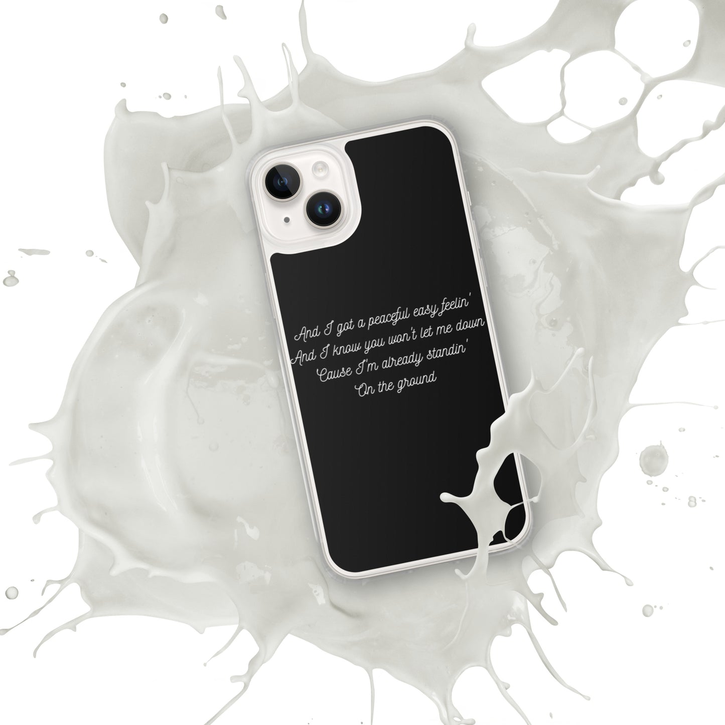 Peaceful Easy Feeling Lyrics iPhone Case