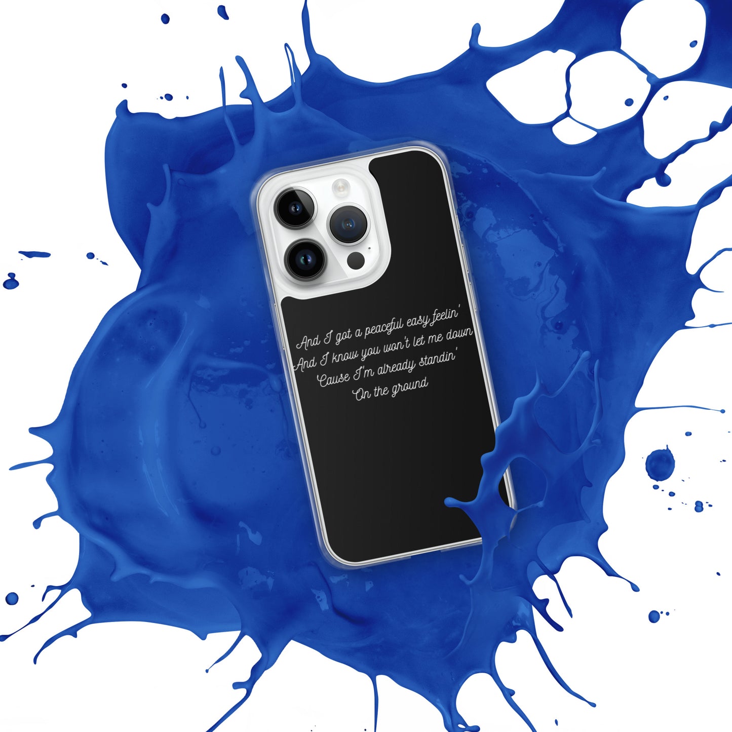 Peaceful Easy Feeling Lyrics iPhone Case