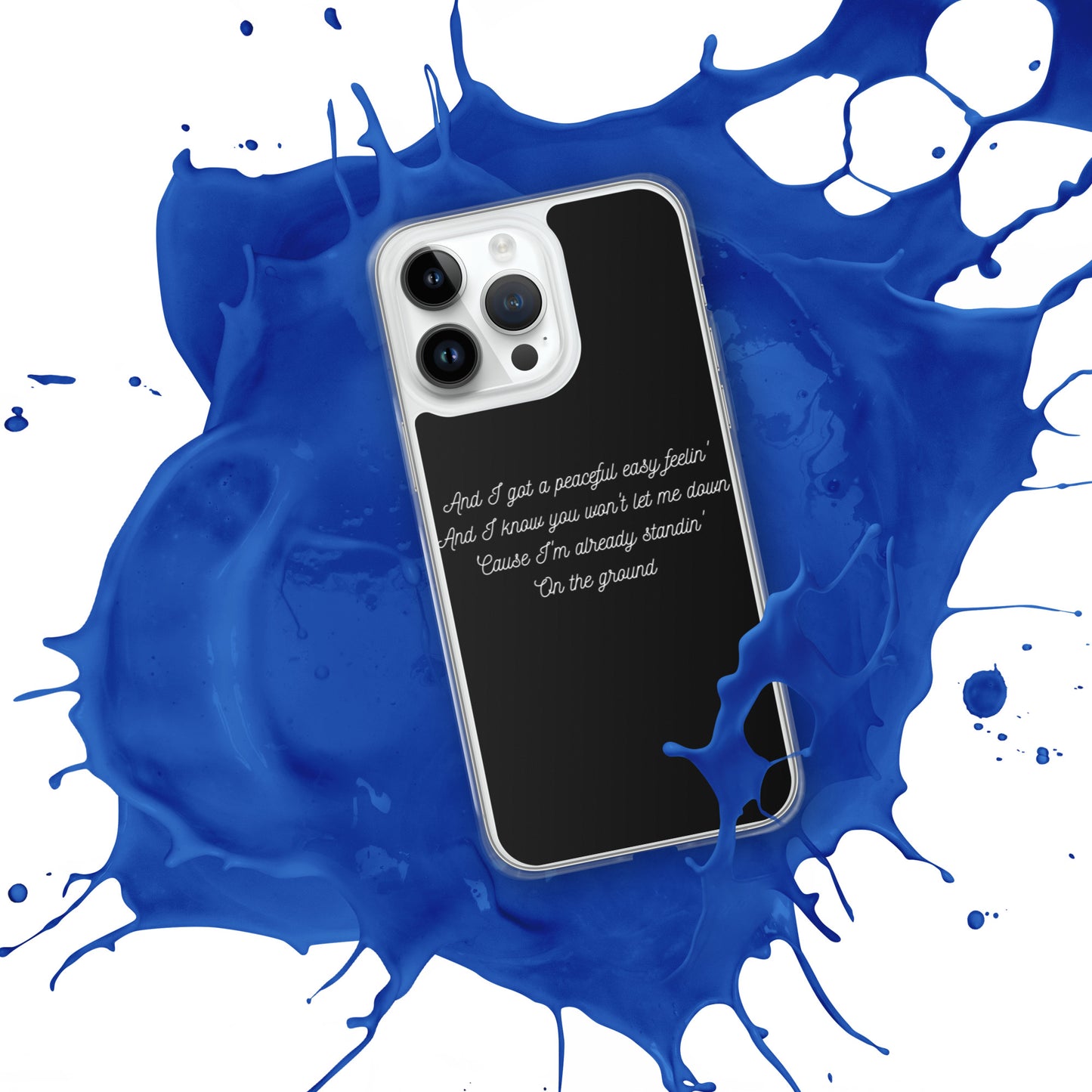 Peaceful Easy Feeling Lyrics iPhone Case