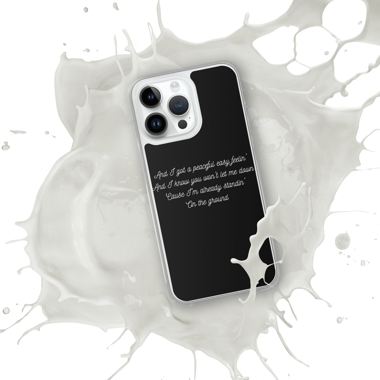 Peaceful Easy Feeling Lyrics iPhone Case