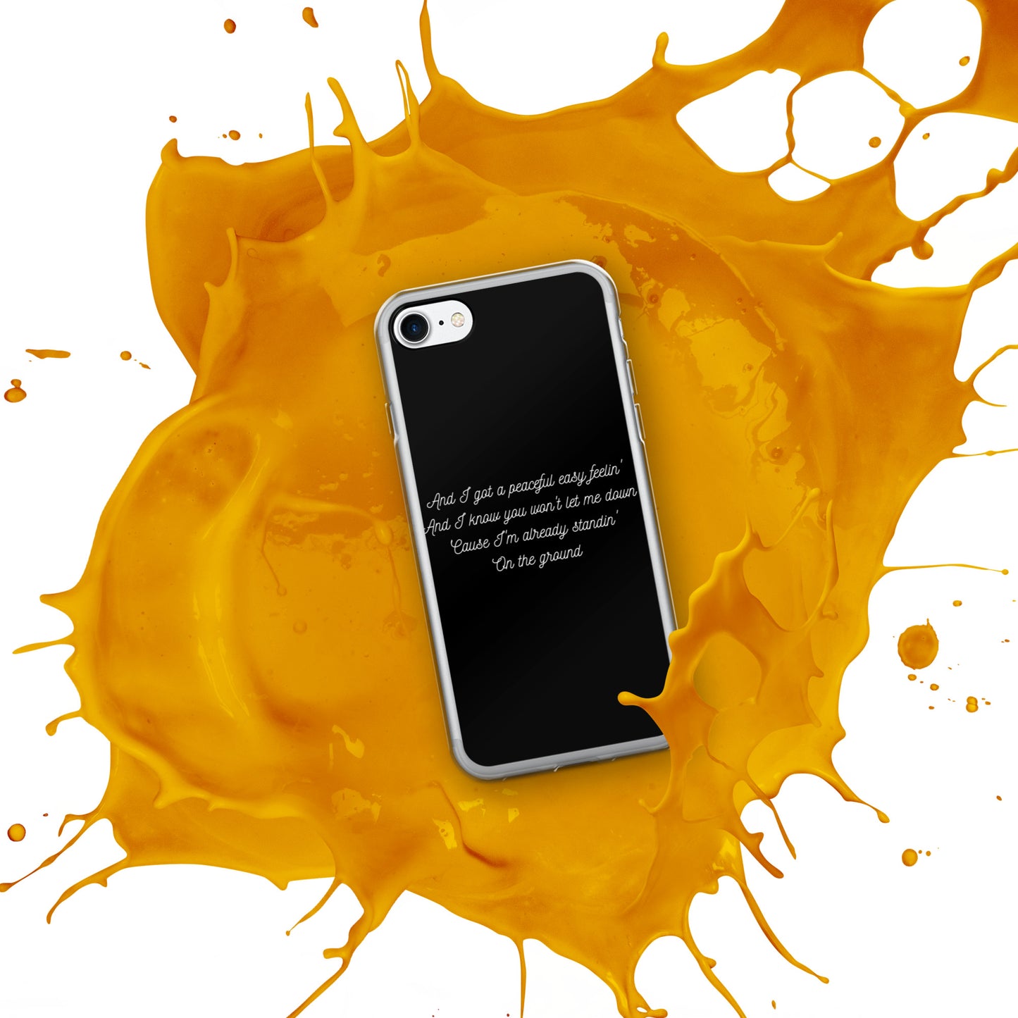 Peaceful Easy Feeling Lyrics iPhone Case