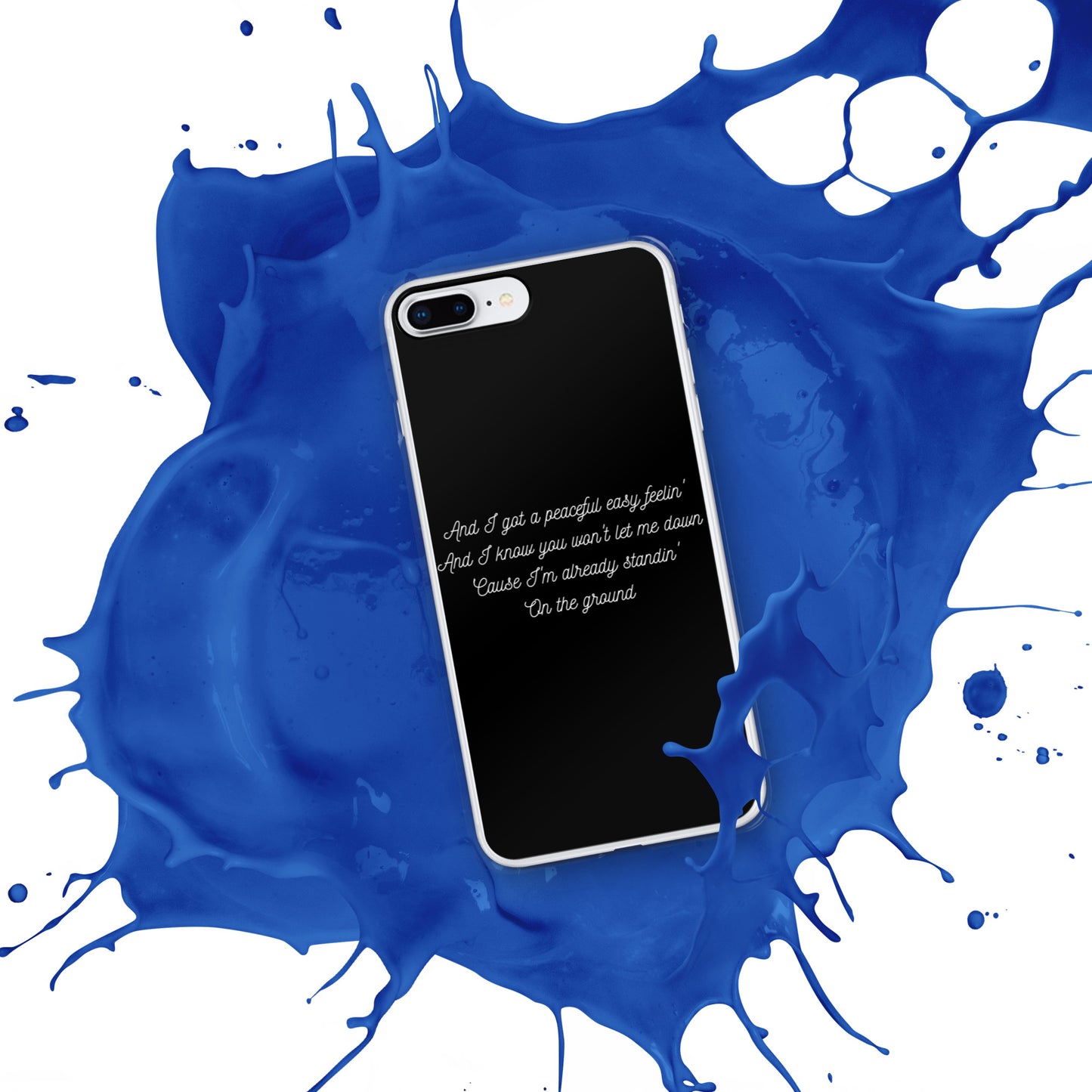 Peaceful Easy Feeling Lyrics iPhone Case