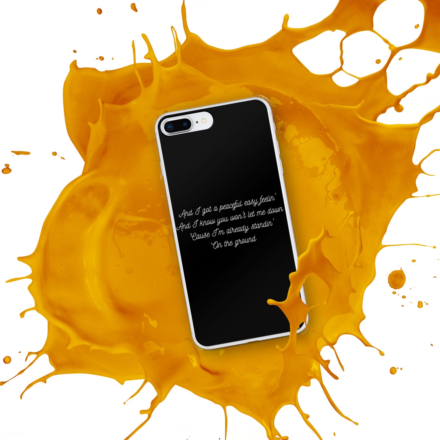 Peaceful Easy Feeling Lyrics iPhone Case