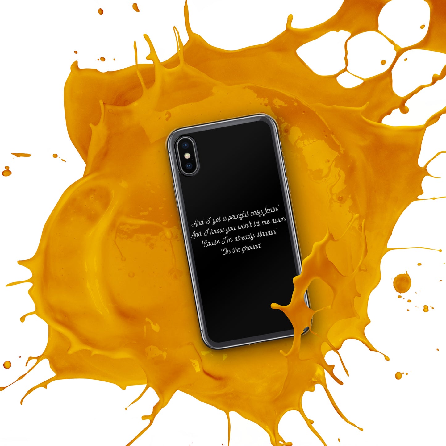 Peaceful Easy Feeling Lyrics iPhone Case