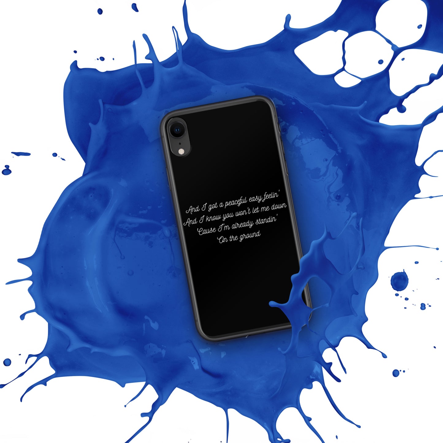 Peaceful Easy Feeling Lyrics iPhone Case