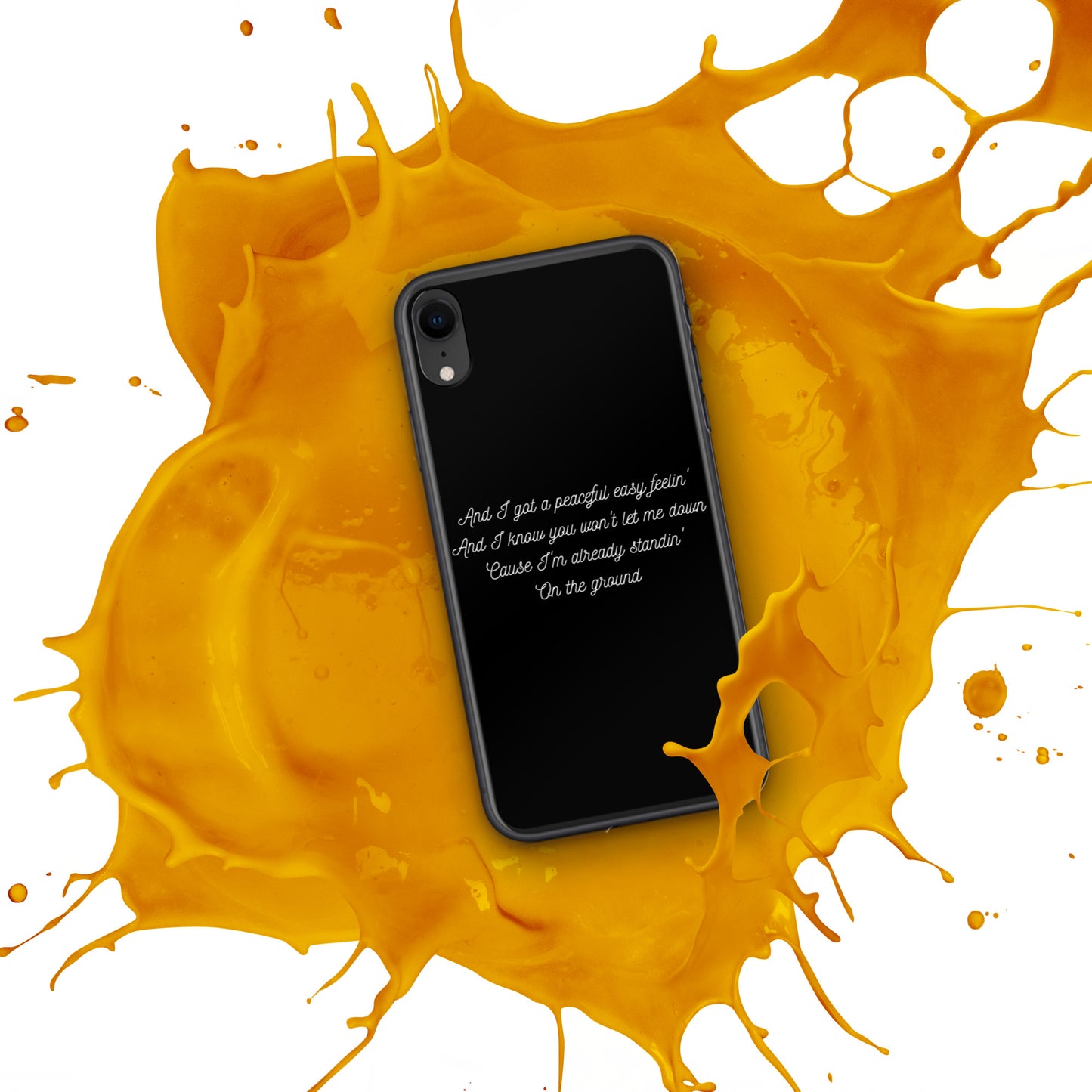 Peaceful Easy Feeling Lyrics iPhone Case