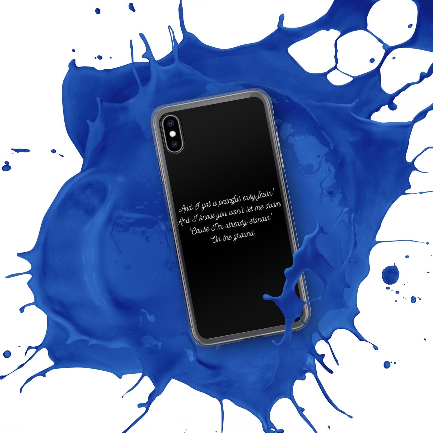 Peaceful Easy Feeling Lyrics iPhone Case