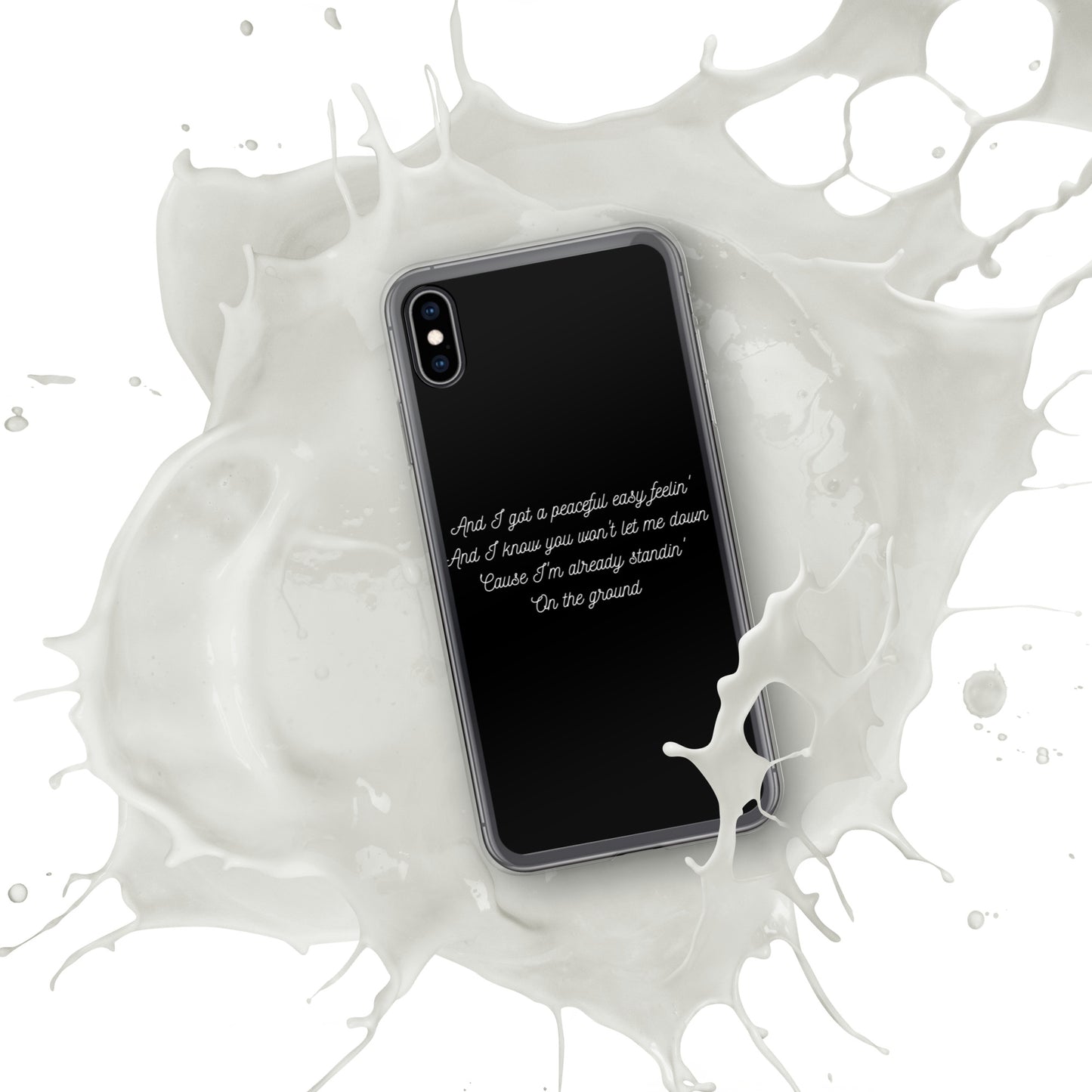Peaceful Easy Feeling Lyrics iPhone Case
